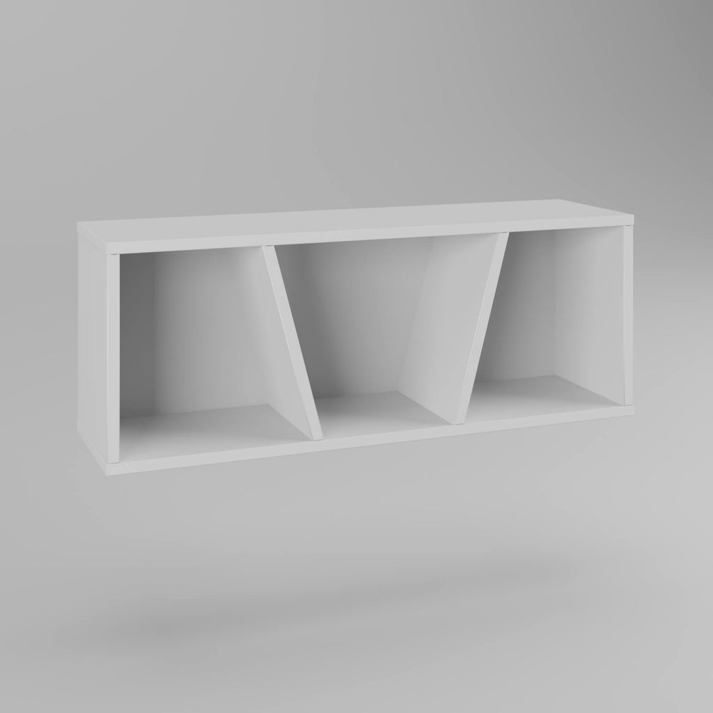 book shelf in white