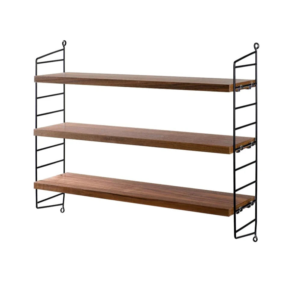 wood shelves