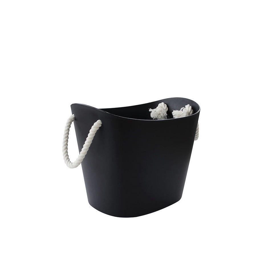 plastic basket black