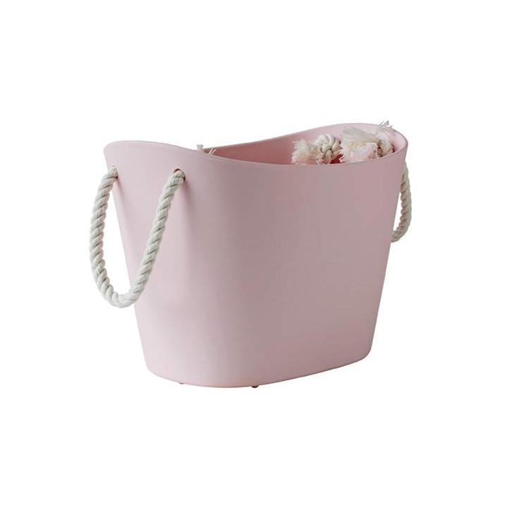 plastic basket pink